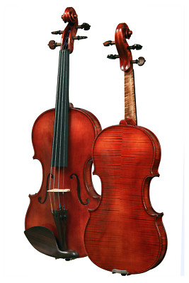 Jan Fronk No. 19 Czech Luthier Violin 4/4 + Bonus: 2 sets Violin Strings + Rosin