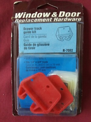 PRIME LINE R-7082 RED DRAWER TRACK GUIDE 1/4