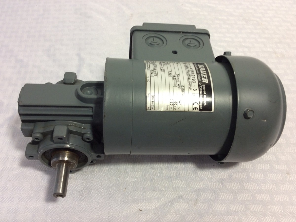Bauer DanFoss Right Angle Gear Motor 1842793-3 BS02-71V