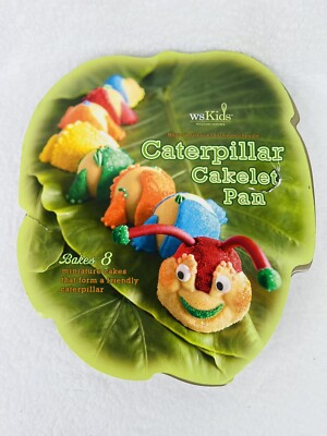 Williams Sonoma Nordic Ware Caterpillar Cakelet Pan - New