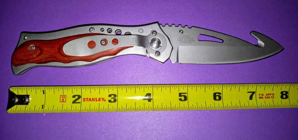 Cuchillo Mtech Guthook Framelock Foto 2 de 3