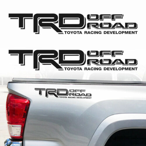 (2) Vinilo todoterreno TRD para par de calcomanías pegatinas plataforma camioneta Toyota Tacoma Tundra - Imagen 9 de 9