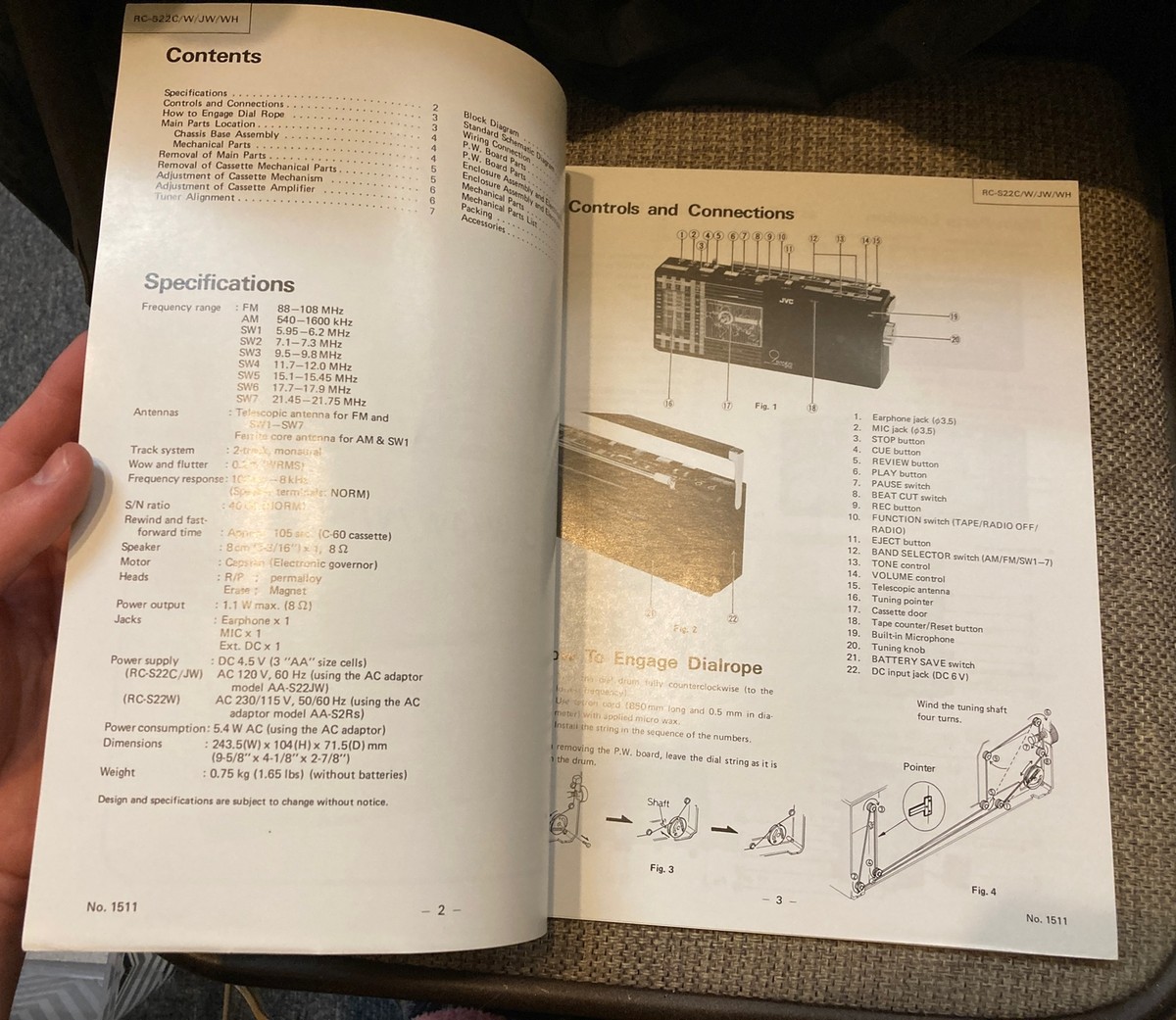 JVC RC-S22 C/W/JW/WH Radio Service Manual Original | eBay JVC RC-S22 C/W/JW/WH Radio Service Manual Original | eBay