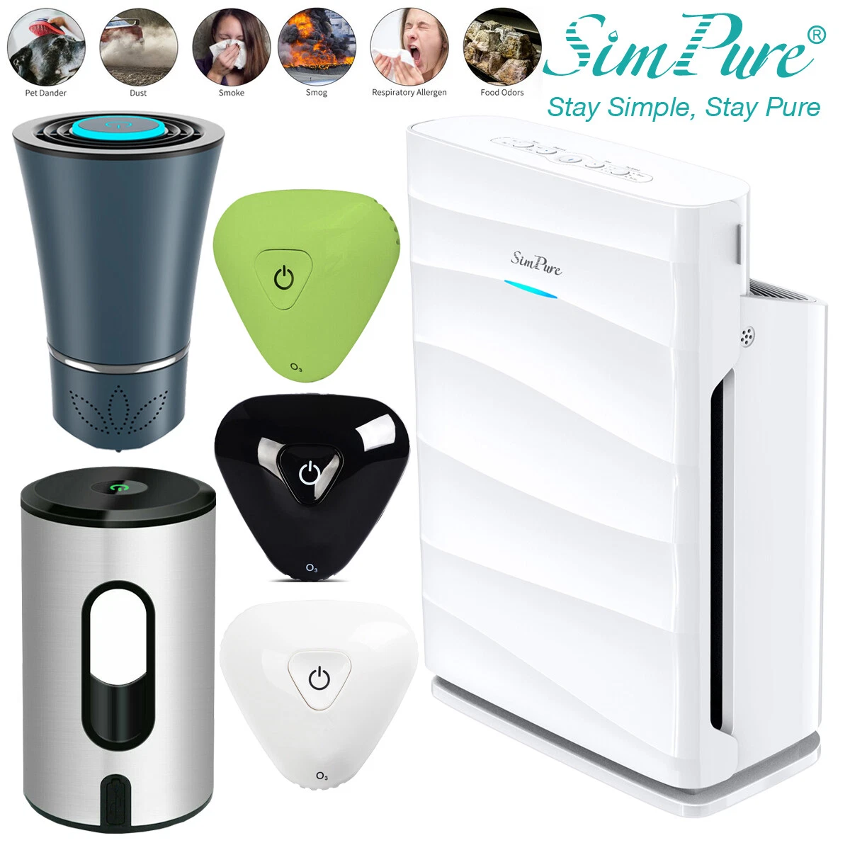 Membrane Solutions MS18 Air Purifier for Smoke Smell Odor Removal