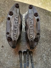  2005-2012 Acura Rl Advics Front 4 Piston Calipers Oem Upgrade Accord Civic