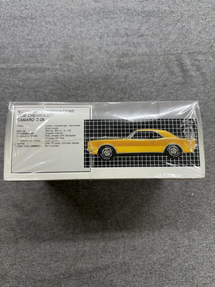 AMT ERTL 1968 Chevy Camaro Z28 1/25 Model Kit Sealed #6559 | eBay