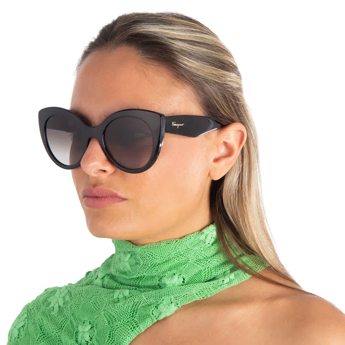 Salvatore Ferragamo Hrey Gradient Butterfly Ladies Sunglasses SF964S 001 54