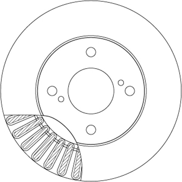2X TRW Bremsscheibe DF6990 FüR Suzuki Ignis 3 MF FF ATK412 Allgrip Hybrid FF21S-image