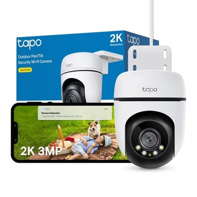 Tapo C510W 2K Outdoor Schwenk/Neige Überwachungskamera, Outdoor, Bianco Nero