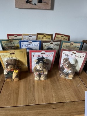 11 x The Teddy Bear Collection ungeöffnet Nr. 4-9, 11-15 Sammler Teddybären