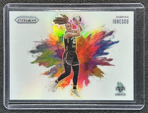 SABRINA IONESCU 2025 PANINI WNBA PRIZM #4 COLOR BLAST SP LIBERTY