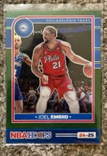 2024-25 Panini Nba Hoops - Joel Embiid #131 Premium Green Prizm
