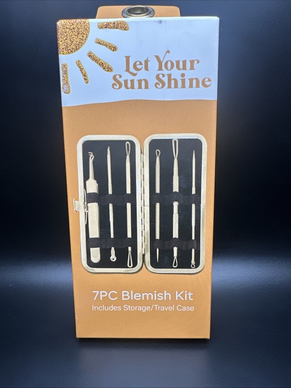 7pc Blemish Kit with Storage Travel Case NIB/SEALED
