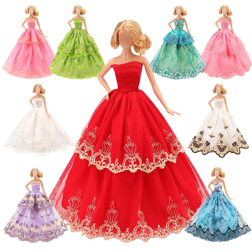 11.5 Inch, A：5 Dresses(random Style)