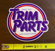 Trim Parts Co. Logo STICKER / DECAL - Hot Rod Custom Car Truck Auto Parts USA