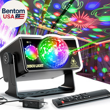 Party Lights Dj Disco Ball Light Strobe LED Stage Lighting Sound Activated with