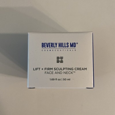 Beverly Hills MD Lift + Firm Sculpting Cream For Face & Neck 1.7 Oz New