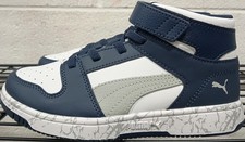 Little Kid's Puma Rebound Layup Marble Puma Navy-White PS 385616 02 - 1.5