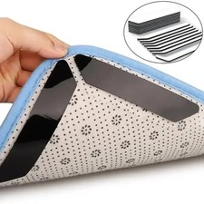 16 x Rug Gripper Anti Slip Tape – Washable Reusable Pads for Carpet & Rugs