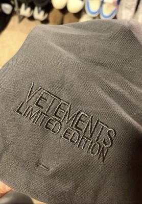 Vetements 'I Did Nothing I Just Got Lucky' Hoodie.