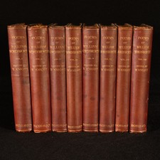 1896 8vol The Poetical Works of William Wordsworth Edited by William Knight P...