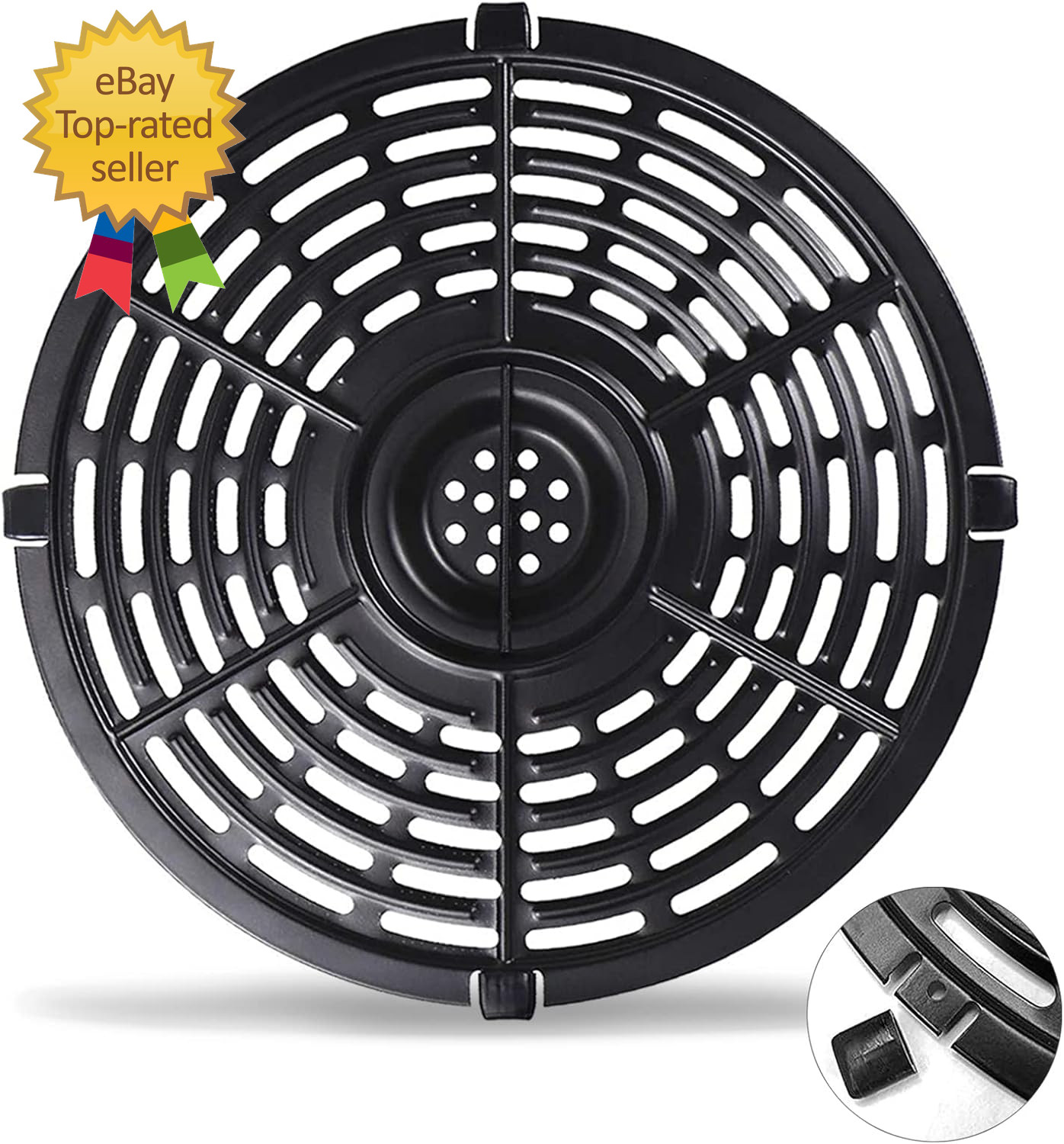 Air Fryer Grill Pan for Power X round Non Stick Replacement Tray Rack Parts