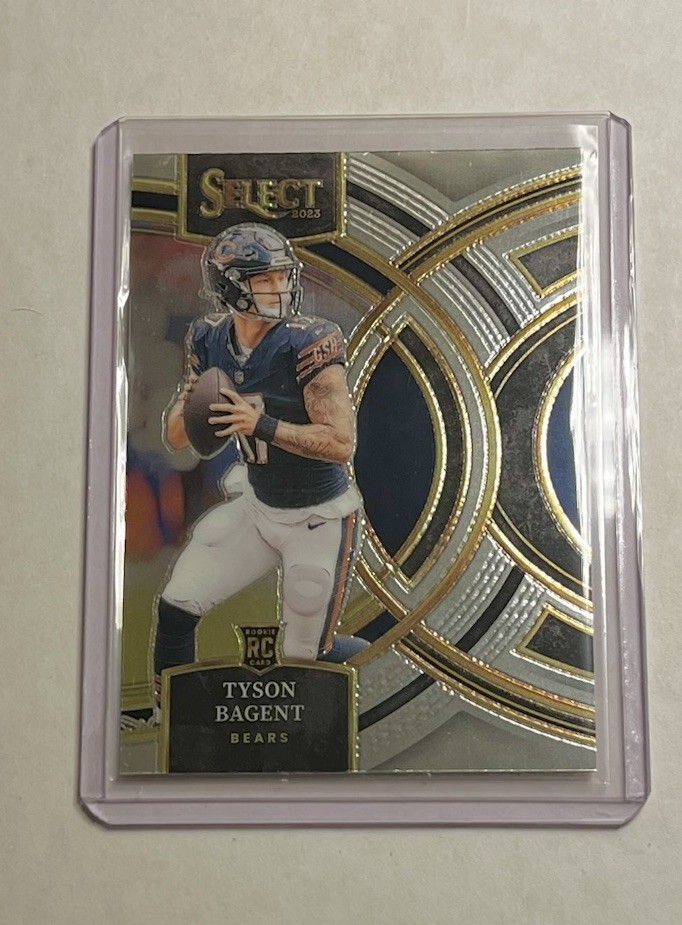 2023 Panini Select Premier Level Tyson Bagent #123 (RC) - Chicago Bears Rookie