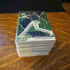 2021-22 Panini Mosaic Baseball 75 Card Lot Green Mosaic Prizm Kirilloff Brett