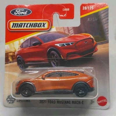 Matchbox 2021 Ford Mustang Mach E 39/125 2025 1:64 Modellauto Spielzeug SUV EV