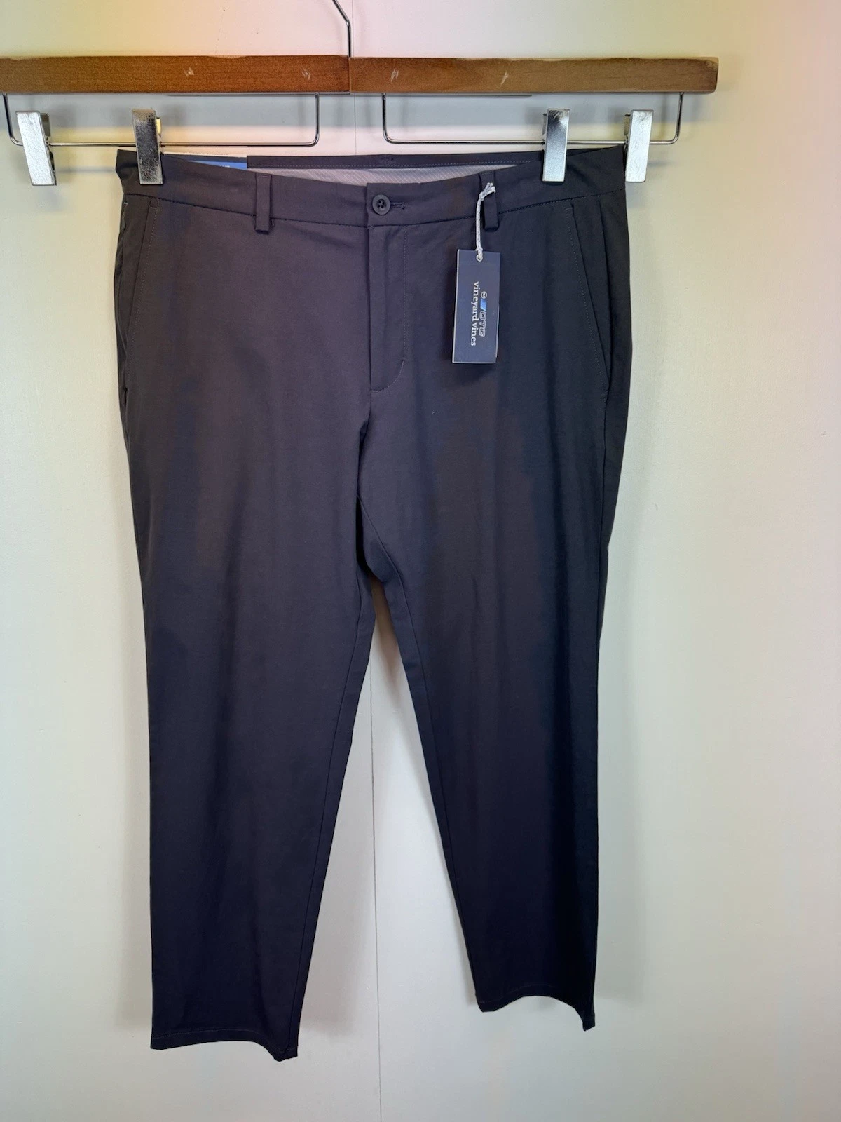 Vineyard Vines OTG Pants Mens Size 36 Blue On The Go Performance Golf Chino NEW