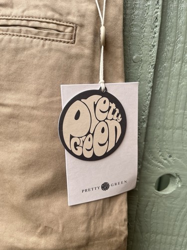 Pretty Green Mustard Chino Shorts - 36R - Picture 3 of 4