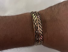 Edles Kupferarmband / Kupfer-Cuff Herren Dame...