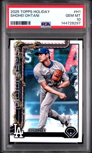 2025 TOPPS HOLIDAY SHOHEI OHTANI #H1 PSA 10