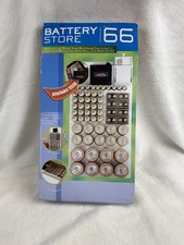 BATTERY Storage ORGANIZER  BUILT-IN DETACHABLE BATTERY TESTER New