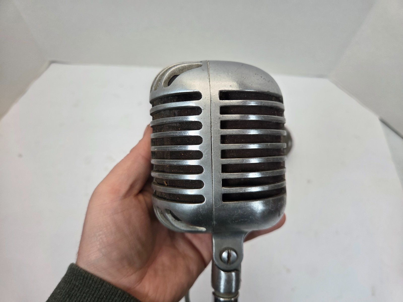 Antique Shure 556 Fatboy Elvis microphone Untested