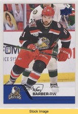 2020-21 Upper Deck AHL Blue Riley Barber #7 READ 0l1o
