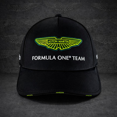 Aston Martin Formula One Team F1 Team Racing Cap Adjustable Curved Brim Mens Hat