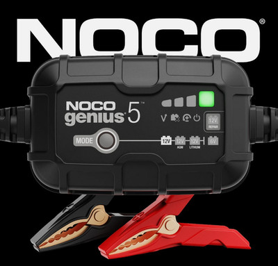 NOCO GENIUS5 6V/12V 5A Smart Battery Charger, Trickle Charger and Maintainer