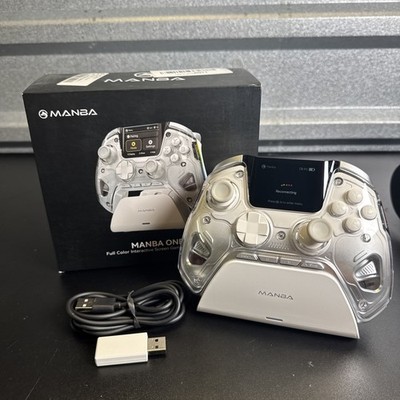 Manba One Interactive Screen Wireless Gaming Controller w/ Charging Base - READ