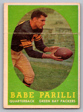 1958 Topps #118 Vito 'Babe' Parilli Green Bay Packers
