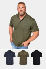 Image of BadRhino Mens Big & Tall Multi 3 Pack Polo Shirts