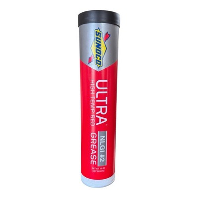 Sunoco Ultra High Temp Red #2 Grease, Case of 10-14 Ounce Tubes | 15SUNUHTEP210
