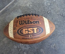 Wilson GST 1003 Leather Football NFHS DOES NOT HOLD AIR 