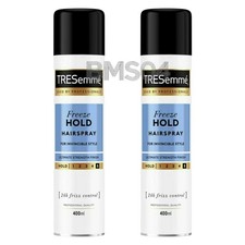 Image of 2 x 400ml Tresemme Freeze Hold Hairspray 24h Frizz Control