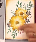Crafter's Companion Embossing Folder,5 Stencils,Spray of Flowers,814656 — photo 2