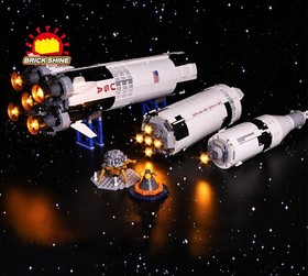 Brick Shine - Light kit for Lego The Apollo Saturn V 21309 (NEW)