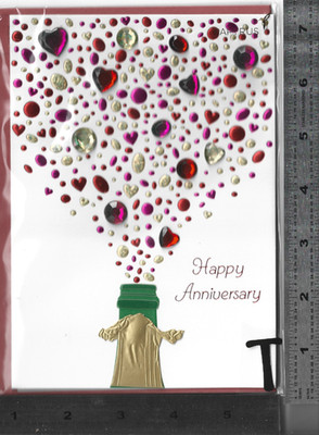 1   ANNIVERSARY & WEDDING  PREMIUM   EMBELLISHED CARD