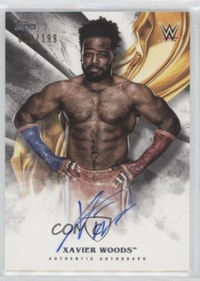 2019 Topps WWE Undisputed 52/199 Xavier Woods #A-XW Auto 3hd
