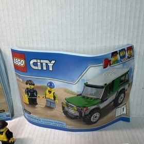 LEGO CITY 60149 Gel&auml;ndewagen Katamaran gebraucht With Manuals.