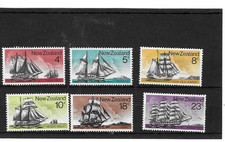 New Zealand - Stamps - Historic Sailing Ships  - 1975   (512)